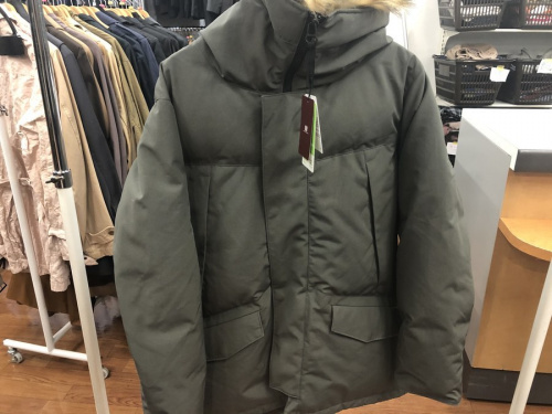 コートのTCシェルフードダウンコート