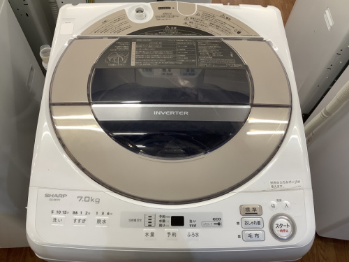 洗濯機のSHARP シャープ