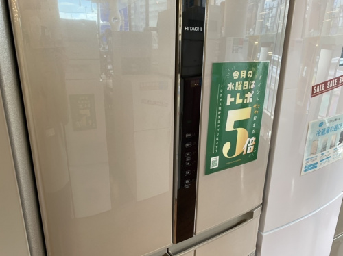 生活家電の冷蔵庫