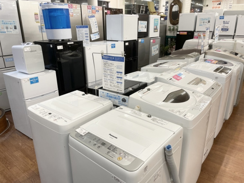 生活家電の洗濯機