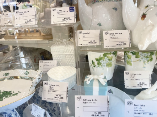 ティファニーのロイヤルコペンハーゲン