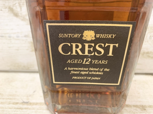 未開栓】4本まとめ売り SUNTORY サントリー クレスト12年 CREST