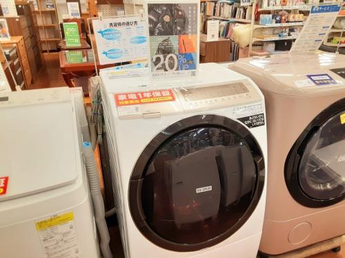 生活家電の洗濯機
