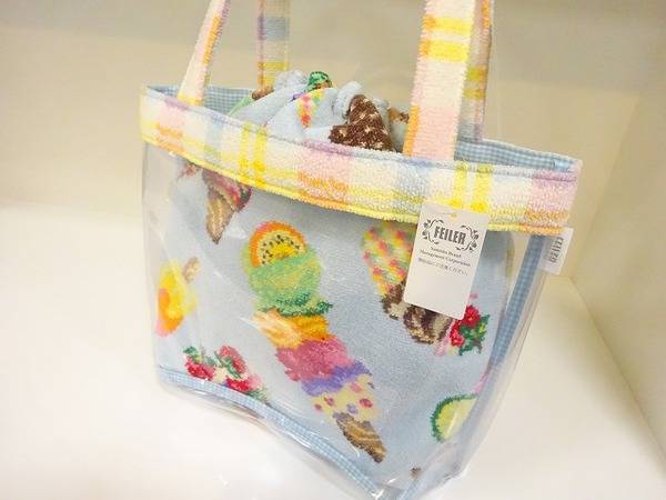 フェイラー ララルカ トートバッグ ハンドバッグ ビニール