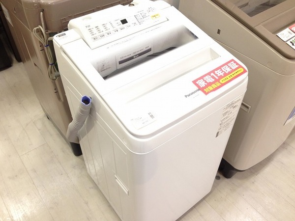 【2019年製】高年式！！Panasonicの7kg洗濯機入荷致しました！【京都宇治店】 [2019.12.01発行]｜リサイクルショップ