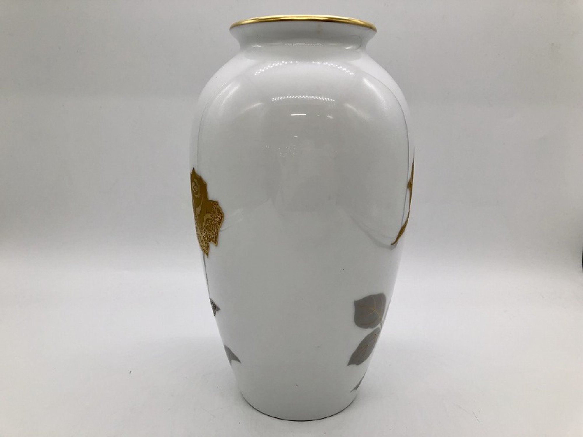 大倉陶園/花瓶/陶器/花/金彩 | 骨董・アンティークのオンラインショップ - 黒鶫骨董店通販サイト