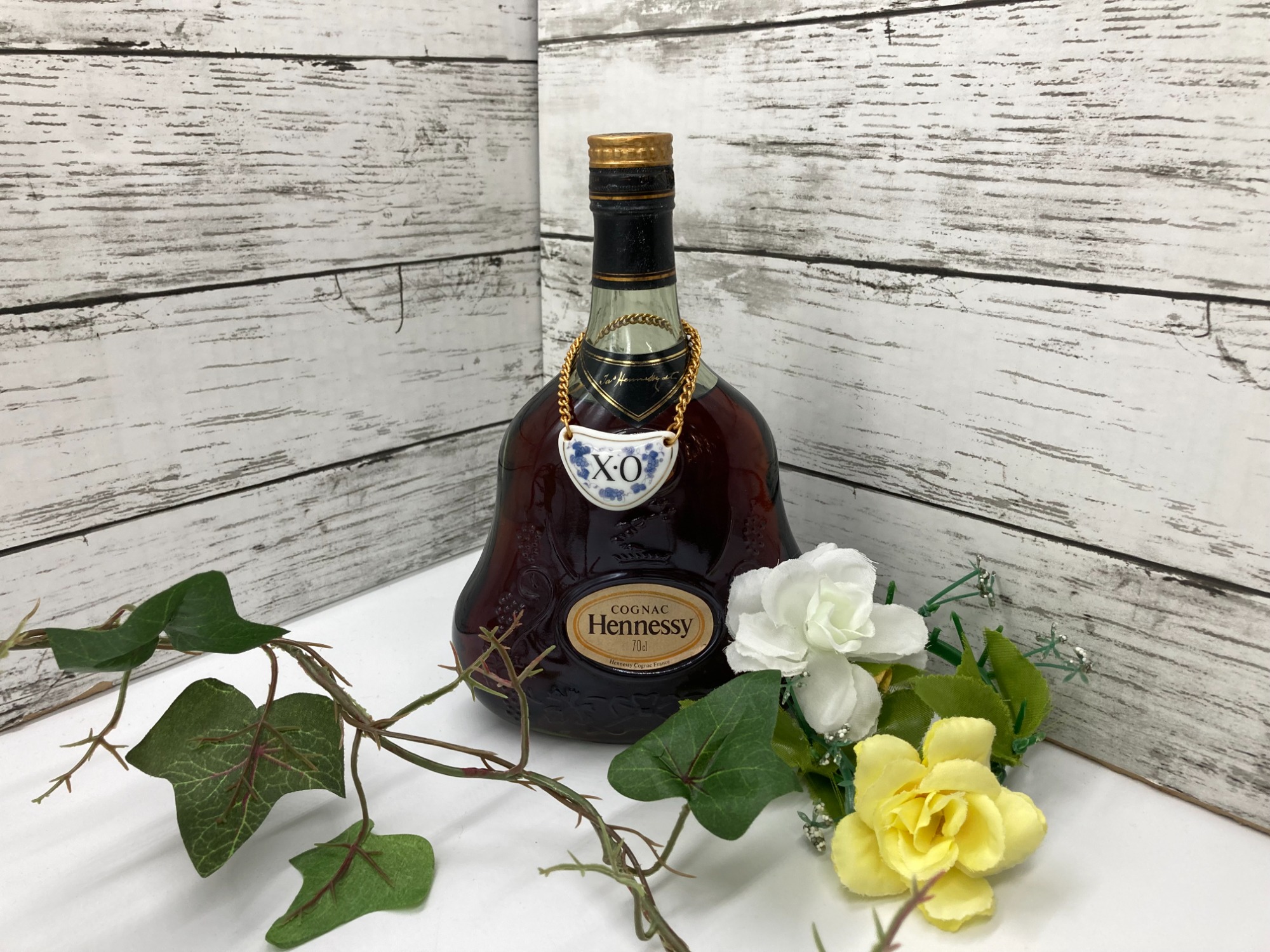 バイセル公式】ヘネシー Hennessy XO 金キャップ グリーンボトル