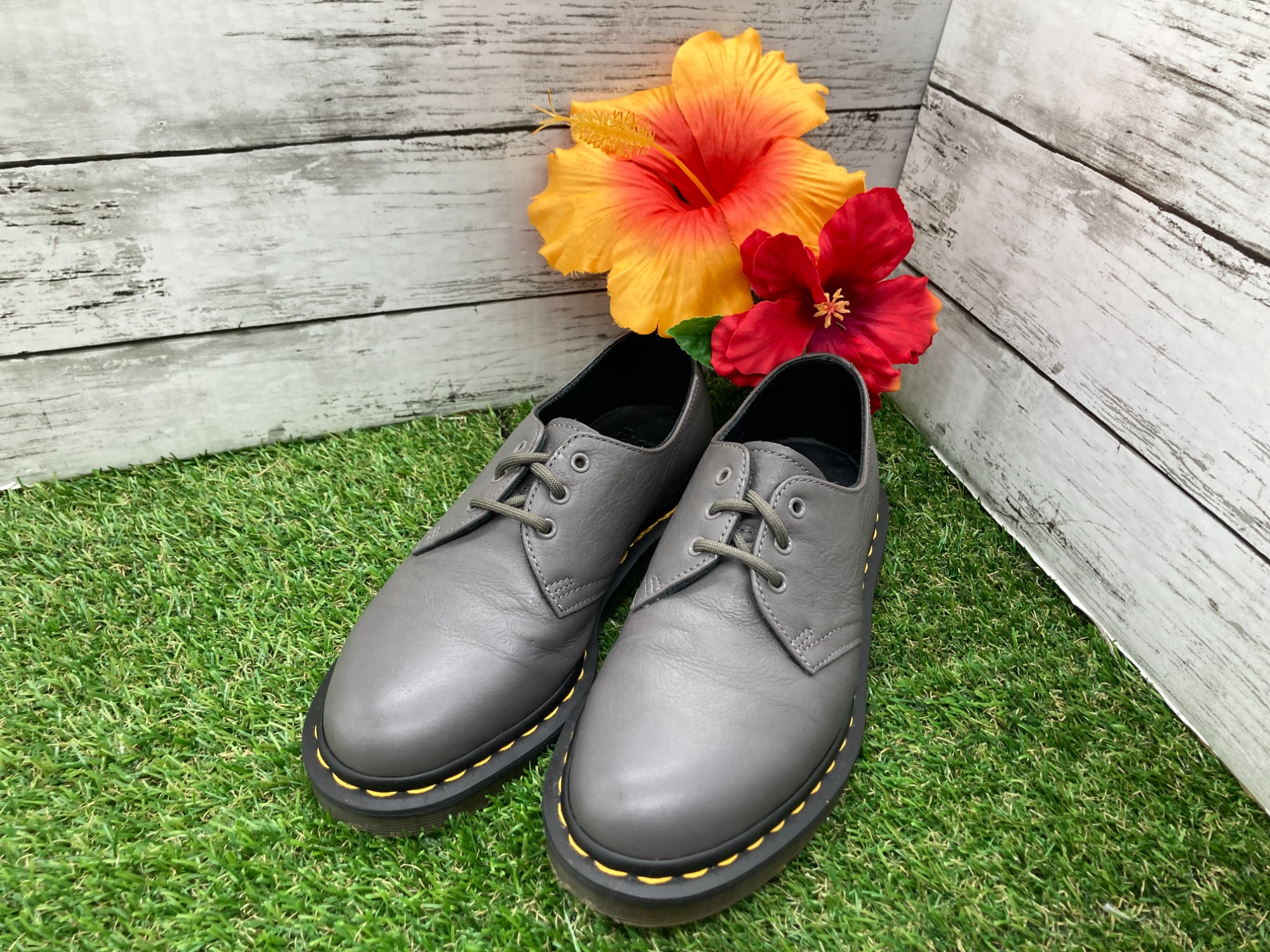 Dr.Martens 3ホール ゼブラ レザーシューズ  UK5 中古】dr.martens(ドクターマーチン)レディースメンズ3ホール