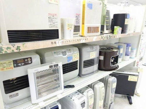 中古家電の季節家電