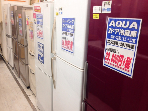 京都　家電　中古の冷蔵庫　中古　京都