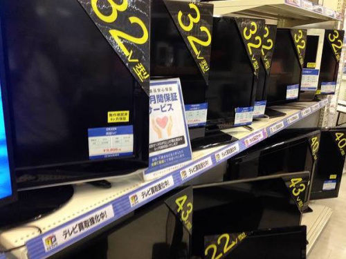 SONYの中古テレビ　買取　京都