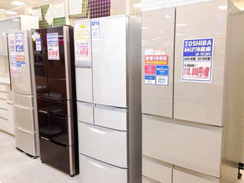 中古冷蔵庫の家電　買取