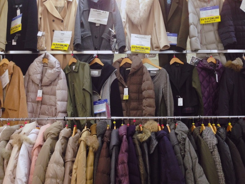 リサイクルショップ　宇治の冬物衣類　買取