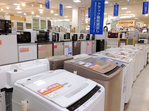 生活家電の洗濯機