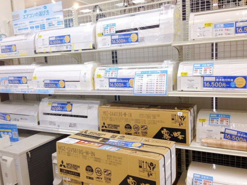 生活家電のエアコン 販売