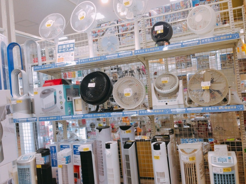 生活家電の扇風機
