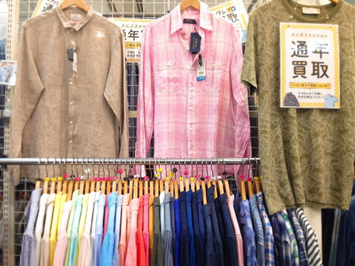 夏物のハーフパンツ