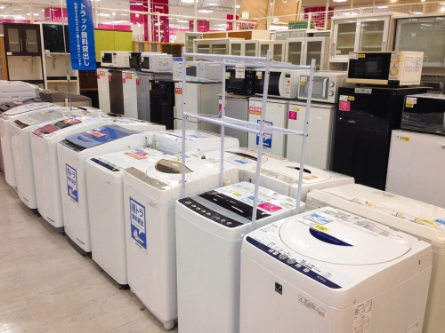 生活家電の大型冷蔵庫