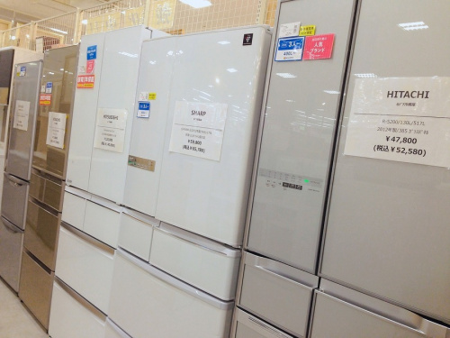 生活家電の冷蔵庫