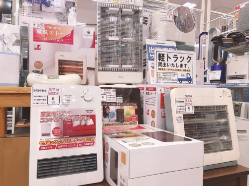 季節家電のヒーター