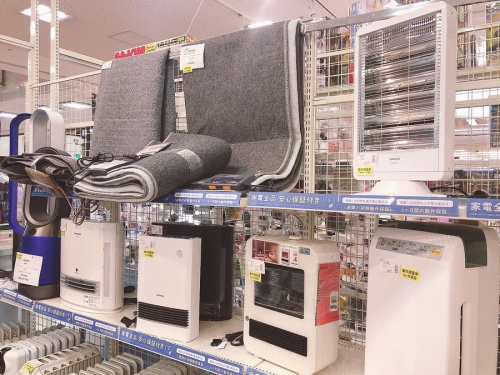 ヒーターの暖房器具