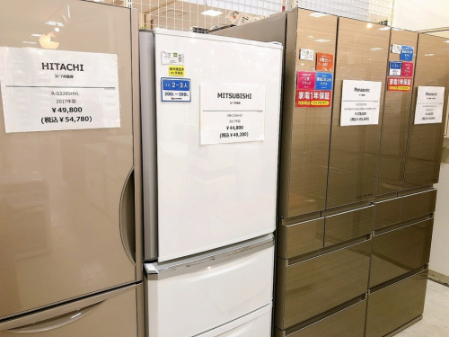 冷蔵庫の中古家電