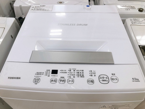 洗濯機のTOSHIBA