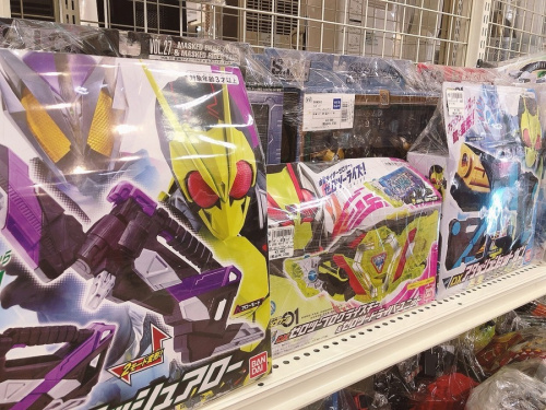 仮面ライダーのフィギュア