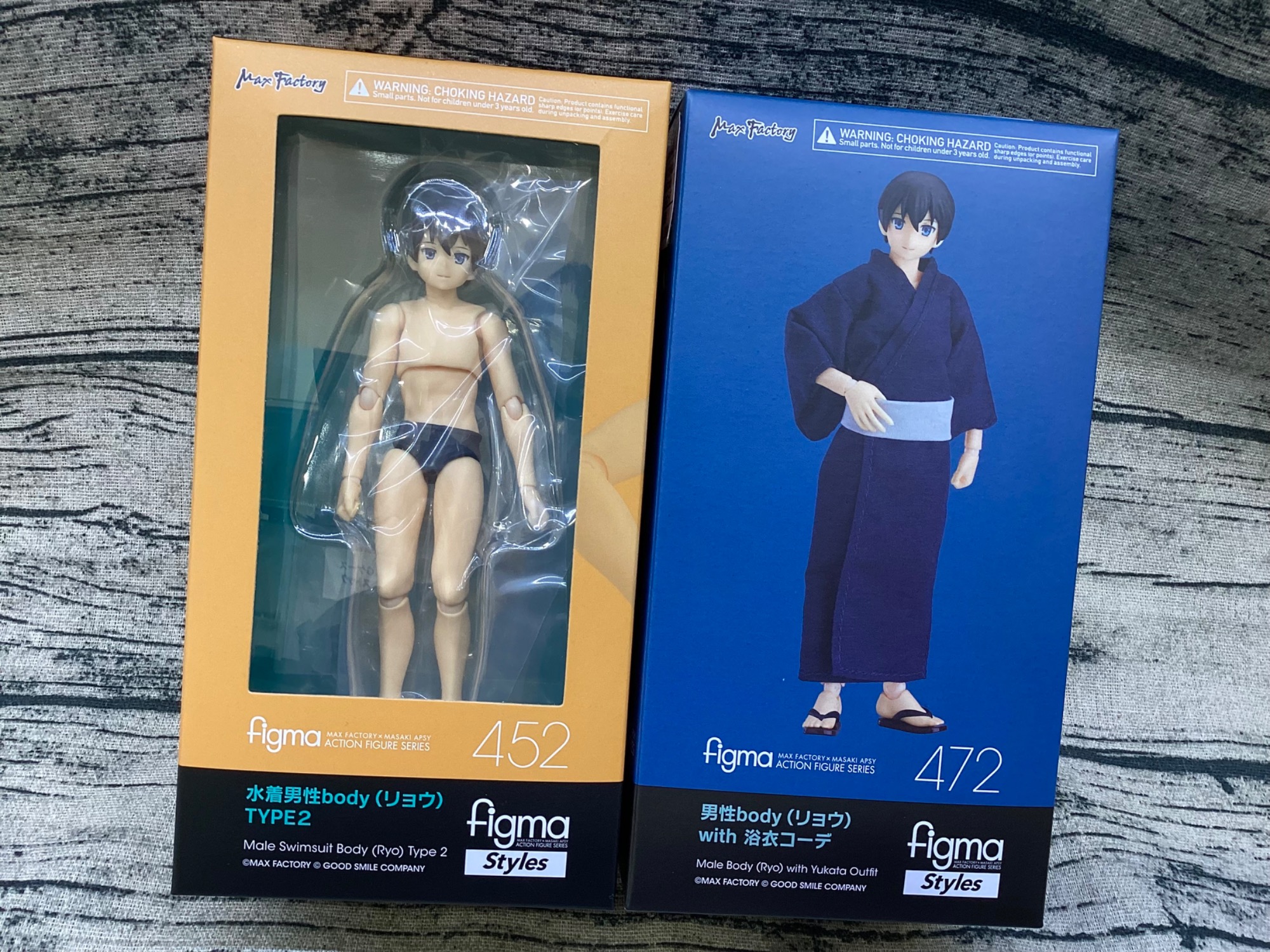 figma 男性BODY(リョウ) with 浴衣コーデ figma 男性body（リョウ）with 浴衣コーデ ABS＆PVC 塗装済み