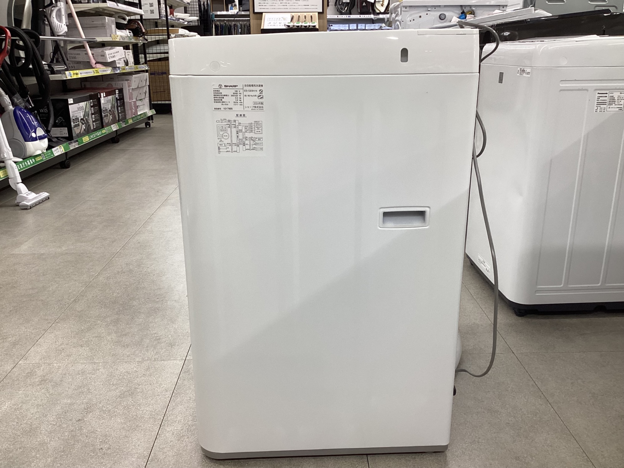 【トレファクピエリ守山店】【取りに来られる方限定】SYARP 洗濯機 2024年製 中古洗濯機販売中】IRIS OHYAMA（アイリスオーヤマ）より2024年製全
