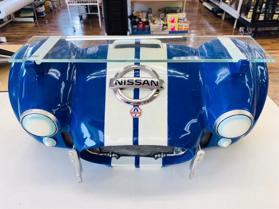 車形インテリア棚 青