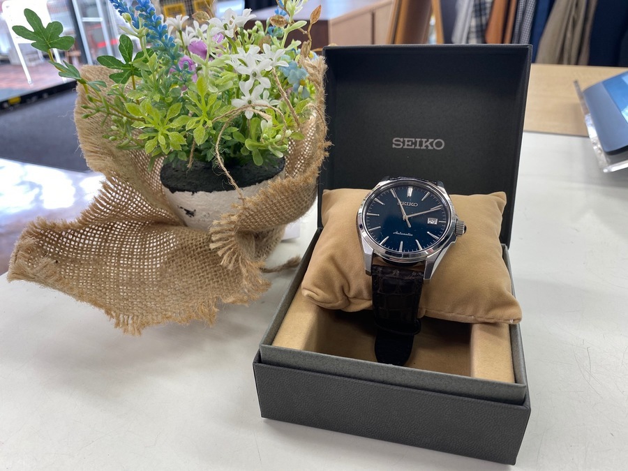 シンプルで上品。SEIKO（セイコー）自動巻き腕時計入荷致しました