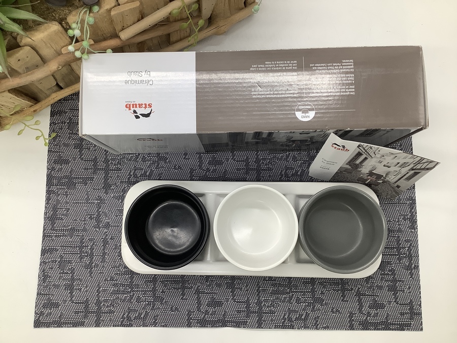 新品未使用 STAUB 3点セット ストウブ  皿 セット Staub（ストウブ）のWABI-SABIセットのご紹介です♪【松戸店