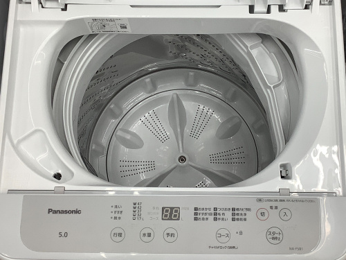 Panasonic パナソニック 全自動洗濯機 NA-F5B1 2022年製【トレファク 川越店】 中古 5.0kg 全自動洗濯機 パナソニック NA-F5B1 2022年製 一人暮らし