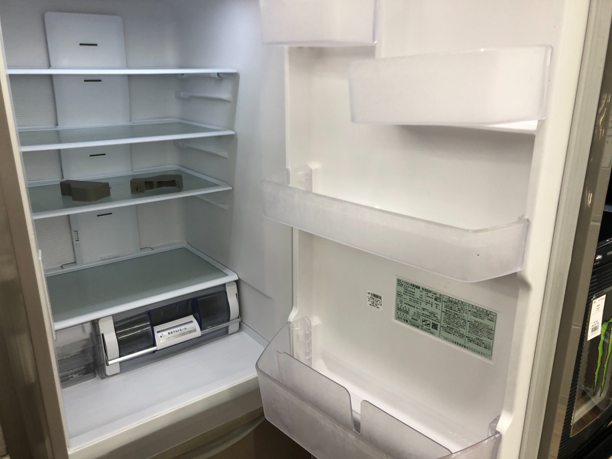 HITACHI（日立）3ドア冷蔵庫 R-S32JV 2019年製 315L