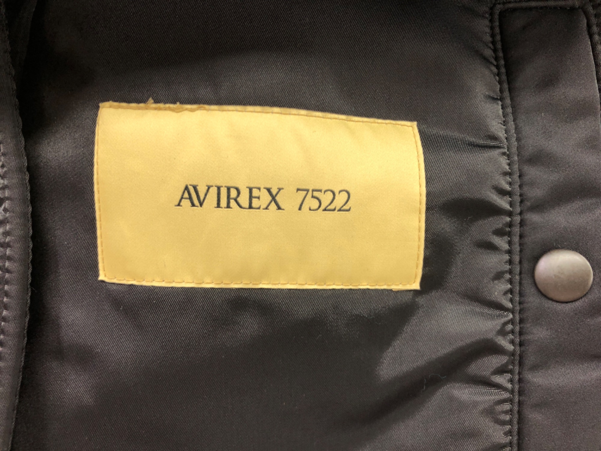 秋冬物衣類買取スタート!】AVIREX7522(アヴィレックスナナゴー