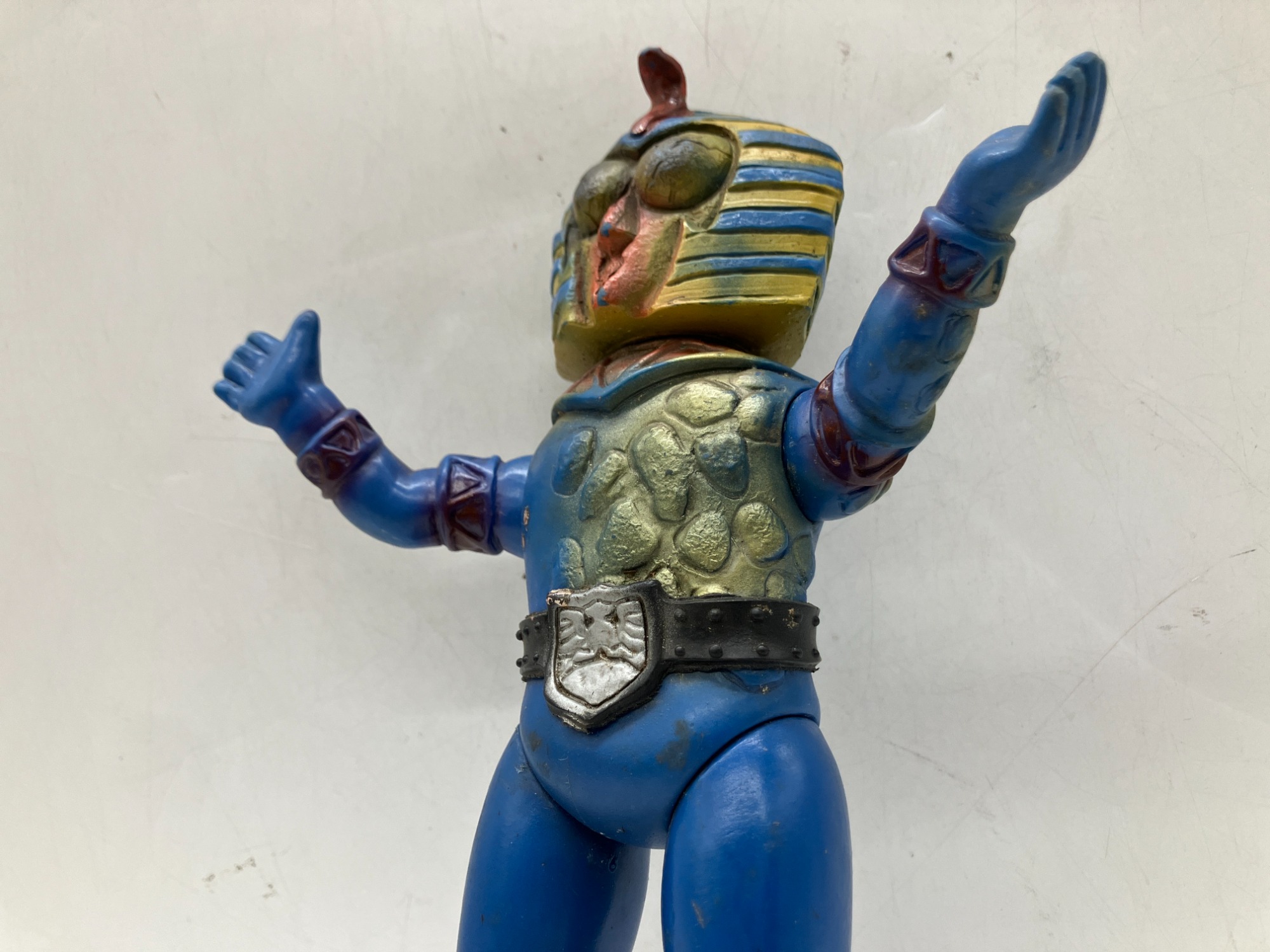 レトロホビーのご紹介】ソフビフィギュア エジプタス 仮面ライダー