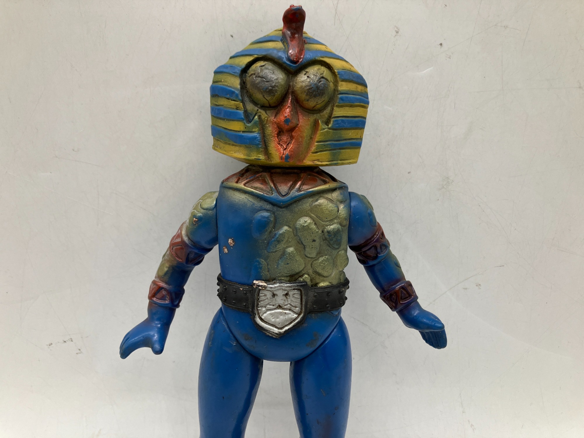 レトロホビーのご紹介】ソフビフィギュア エジプタス 仮面ライダー