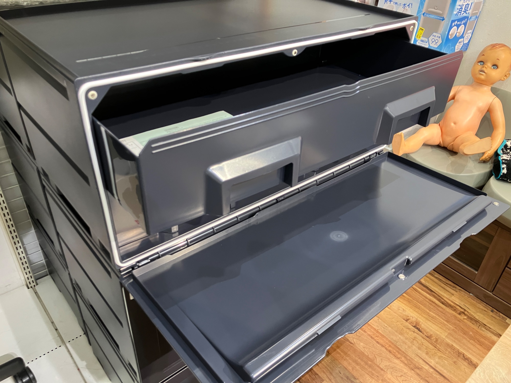 Tupper ware タッパーウェア　スーパーチェスト2段　D Tupperware スーパーチェスト ワイドディープ2段 6点入荷いたしました