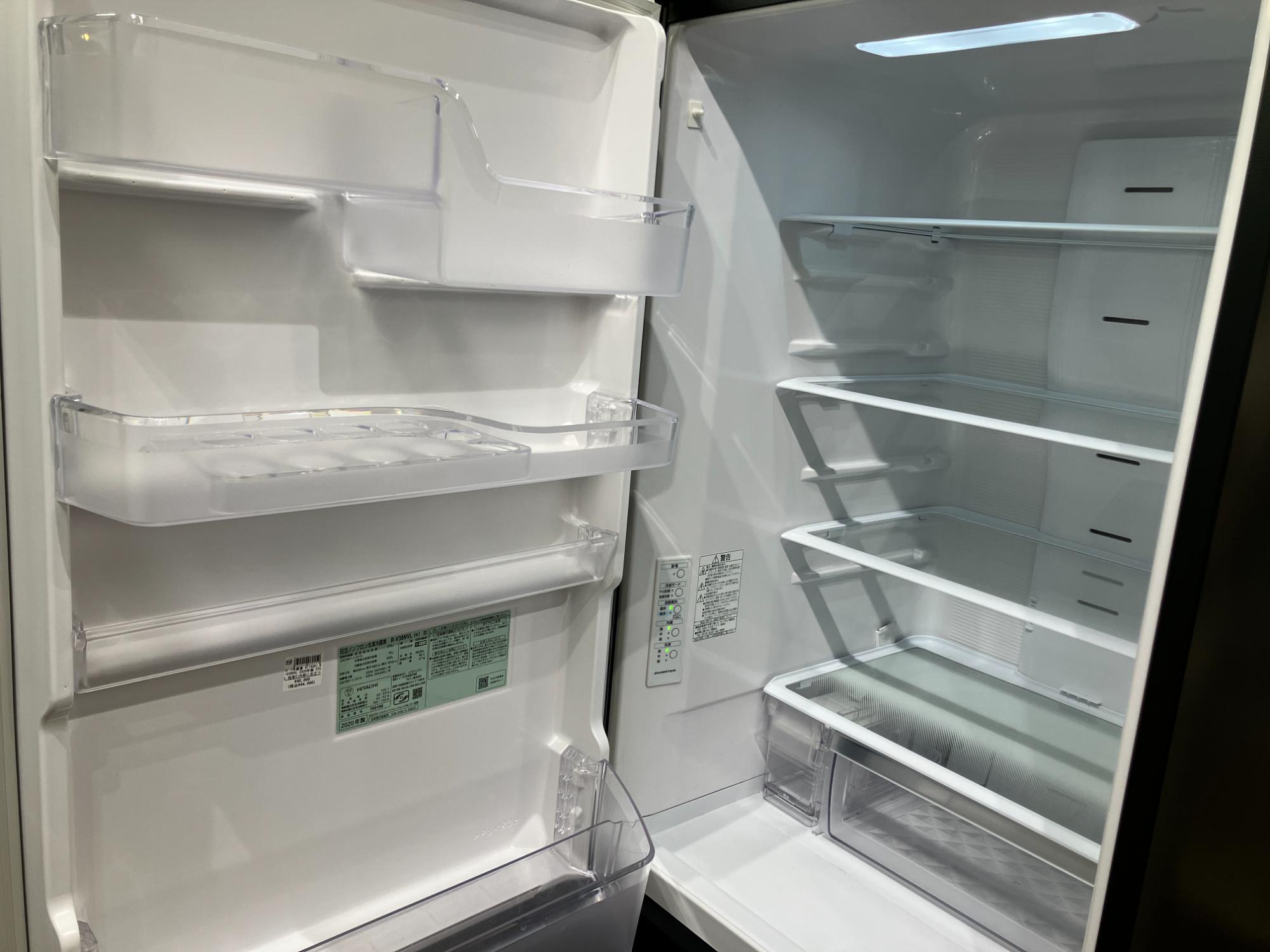 家電買取キャンペーン実施中！】3ドア冷蔵庫 HITACHI R-V38NVL 2020年