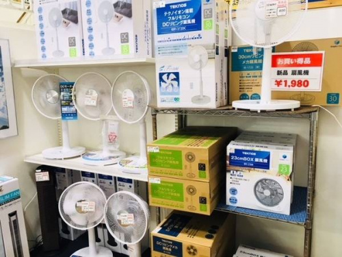 扇風機のエアコン