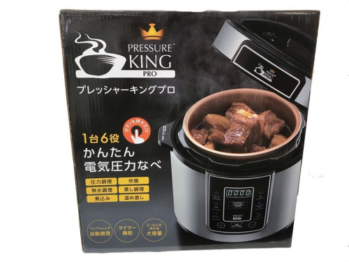 【トレファク熊谷駅前店】値下げしました！ショップジャパン 電気圧力鍋 未使用品ご紹介致します！ 1台6役！！未使用の電気圧力鍋を入荷しました！！｜2019年05月13日