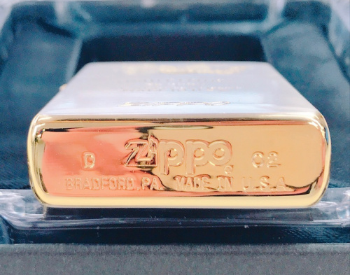 ジッポの金銀コンビメッキ
