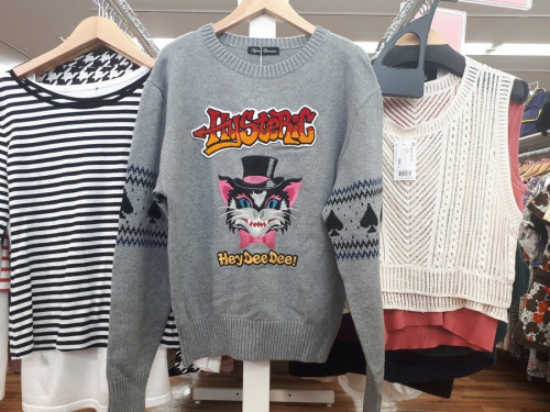 ニットのhysteric glamour