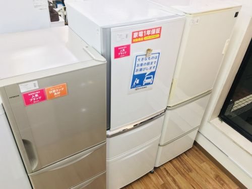 冷蔵庫の中古家電　松戸