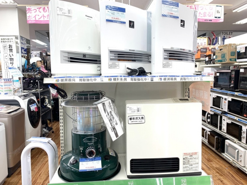 ヒーターのストーブ