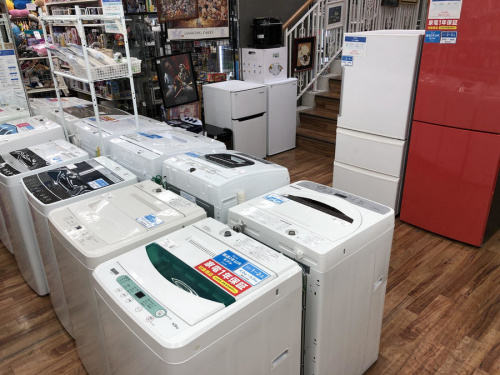 生活家電の洗濯機　中古家電
