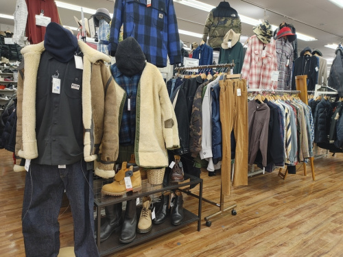 冬物衣類のアウター