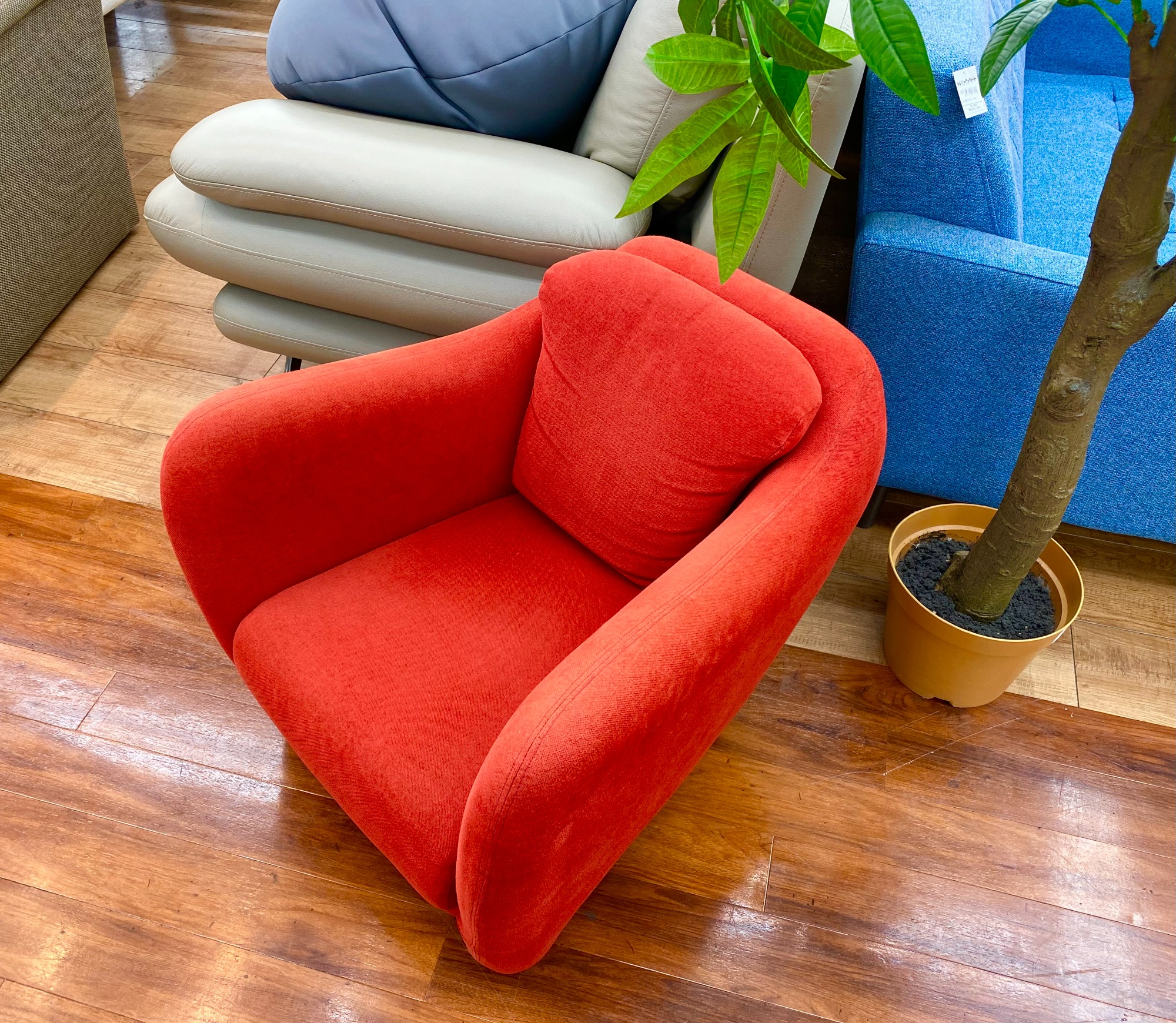 IDEE イデー ミニミラー アームチェア 赤 イデー ミニミラーアーム