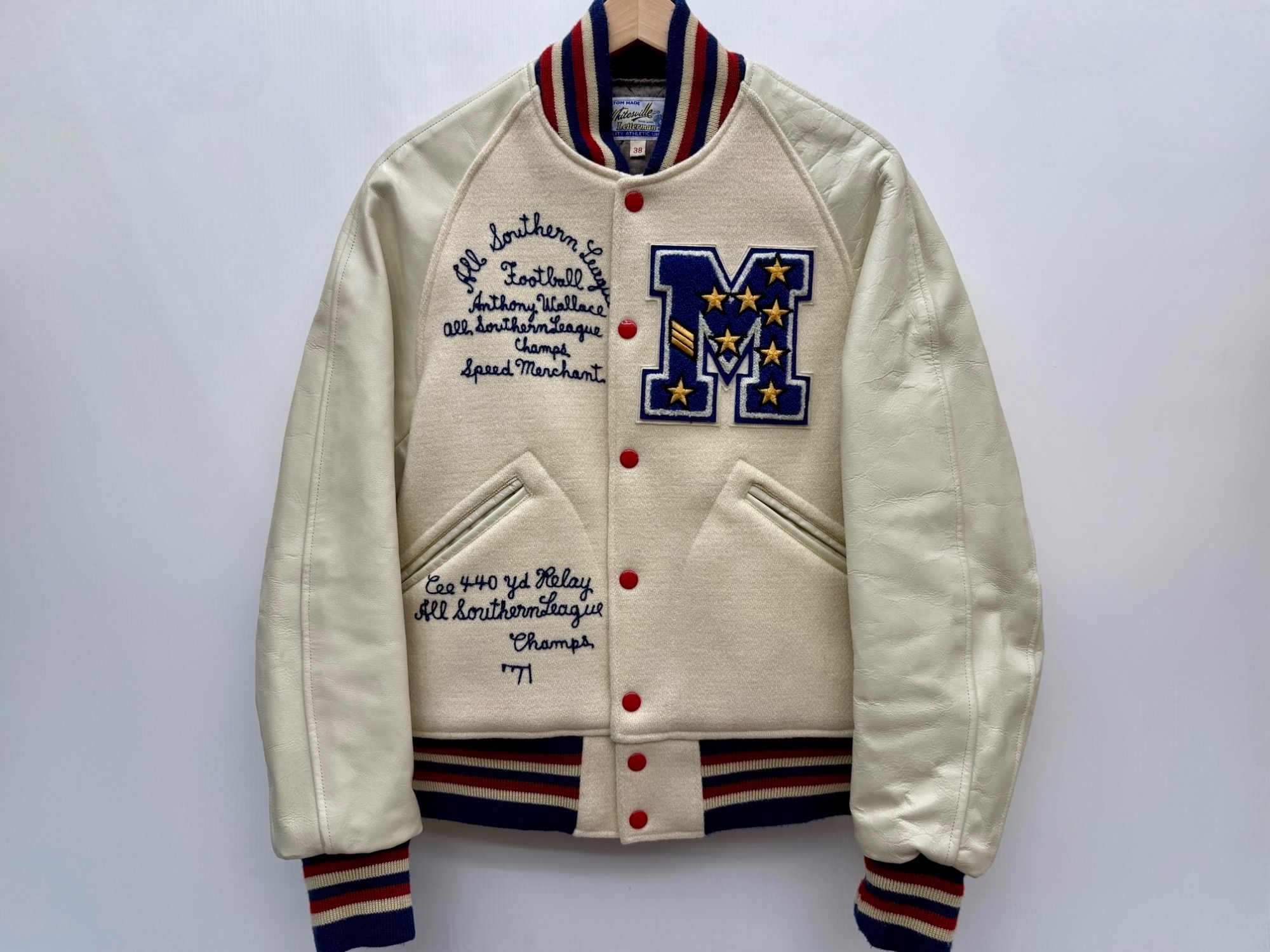 WHITESVILLE スタジャン WHITESVILLE（ホワイツビル）のスタジャンWV11376が買取入荷